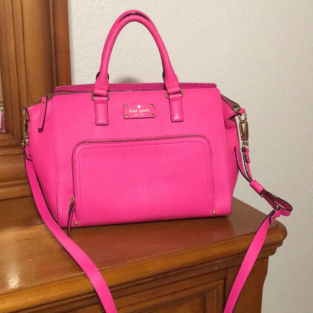 Hot pink Kate Spade bag